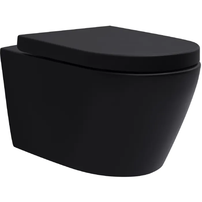 Studio lux  SLT700 Matte black wall hung bidet toilet