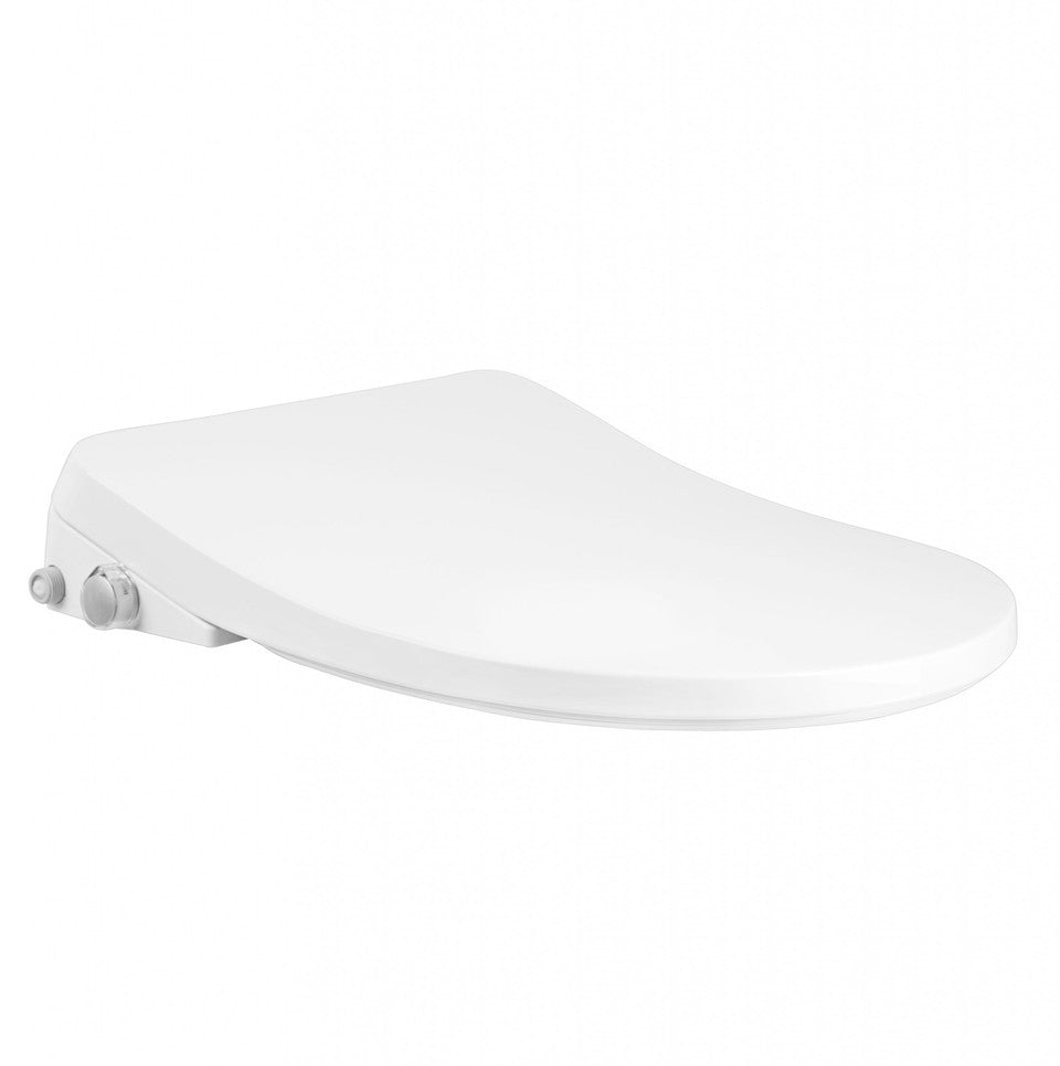 Minimalist bidet seat with instant heating and ergonomic comfort design