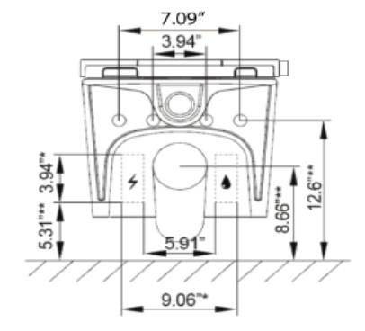 AXENT.ONE PLUS Intelligent Toilet Ingelligent toilet with KIRIN Flush System - Bidet Smart Store