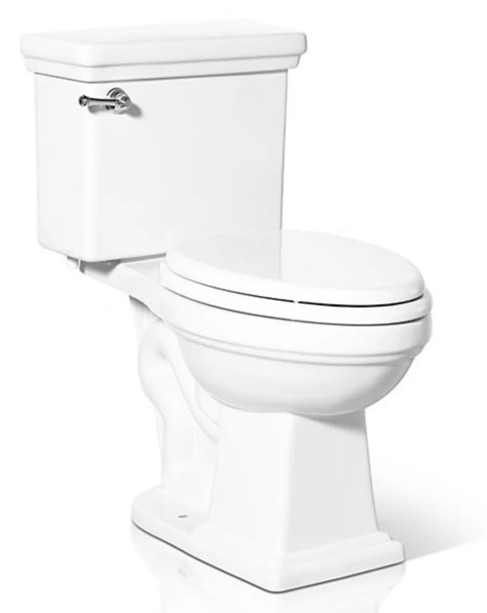 Axent Peninsula white toilet tank with 1.28 GPF water-saving flush