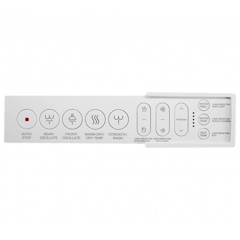Sli 5200 studio lux bidet remote feature controls
