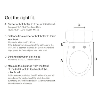 Swash Thinline T44 Luxury Bidet Toilet Seat with Remote Control - Bidet Smart Store